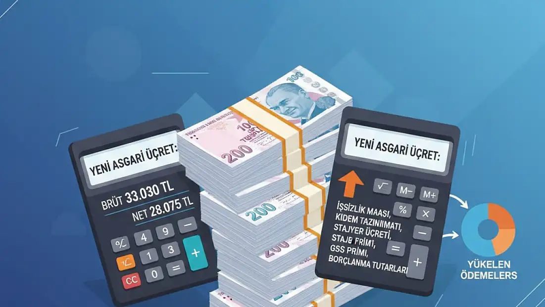 ASGARİ ÜCRET ARTTI, HESAPLAR DEĞİŞTİ