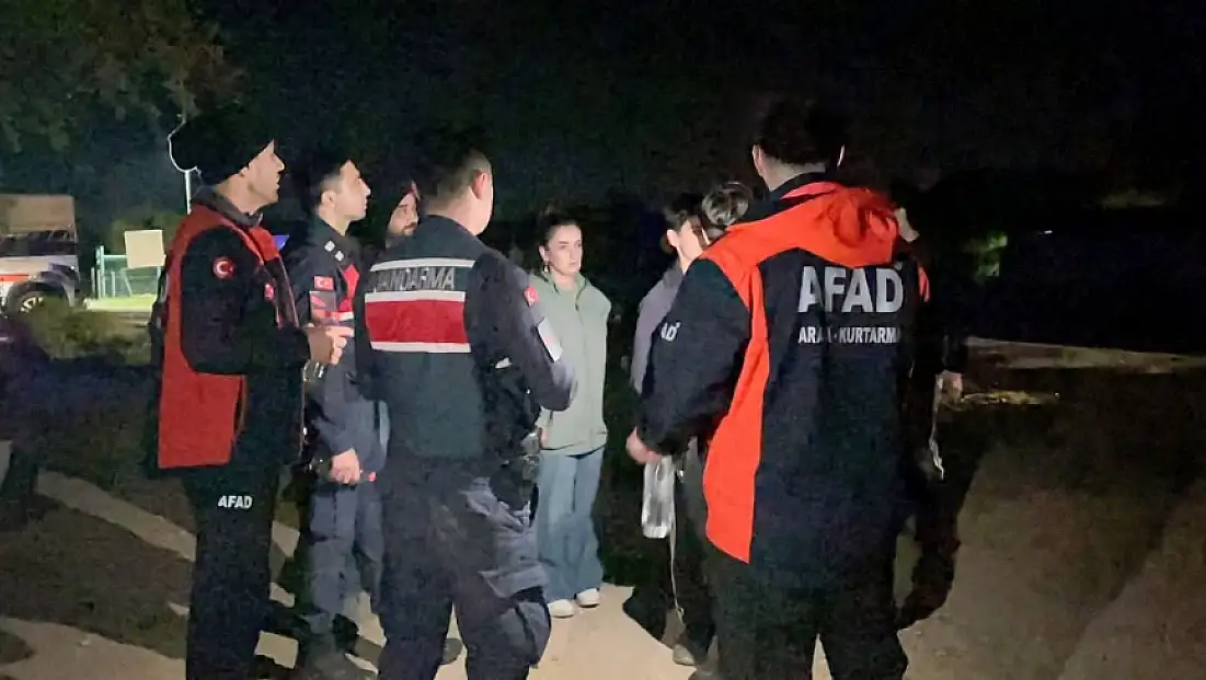 Dağda mahsur kalan iki çocuğu AFAD kurtardı