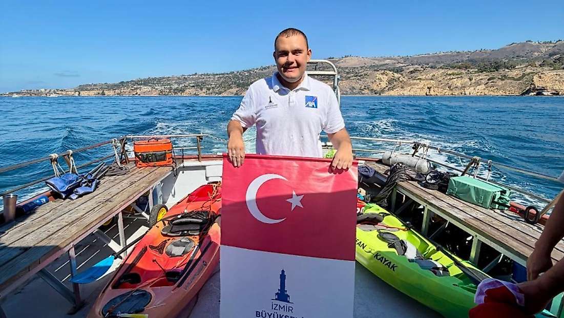 İzmirli sporcu Tuna Tunca, Catalina Kanalı'nı da geçti