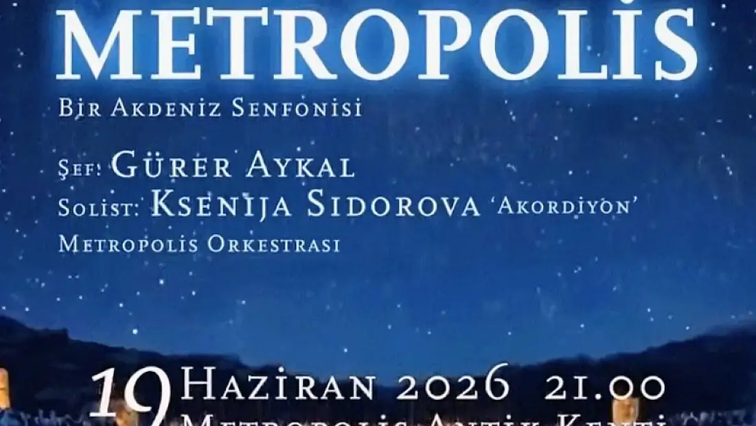 Metropolis’te Gürer Aykal yönetiminde konser