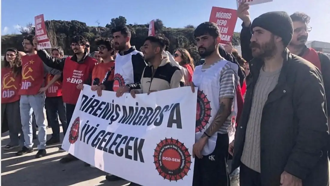 Migros Torbalı depo işçileri: 49. Madde geri çekilsin! İşe iade istiyoruz