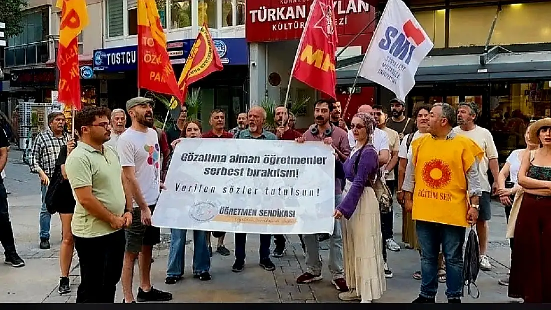 Öğretmen Sendikası İzmir Şubesi’nden gözaltılara tepki