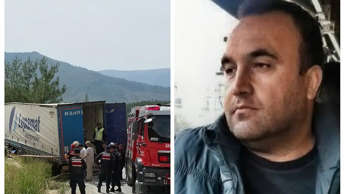Tire’de feci kaza: Devrilen tırın altında kalan sürücü hayatını kaybetti
