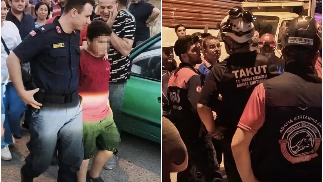 Torbalı'da kaybolan 11 yaşındaki çocuk 11 saat sonra sağ bulundu
