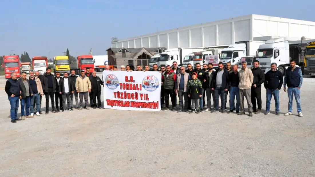 Torbalı’da yüzlerce kamyoncu tek çatı altında