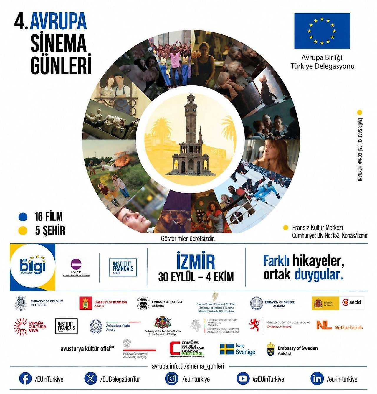 4. Avrupa Sinema Günleri'nde 16 film ücretsiz izlenebilecek