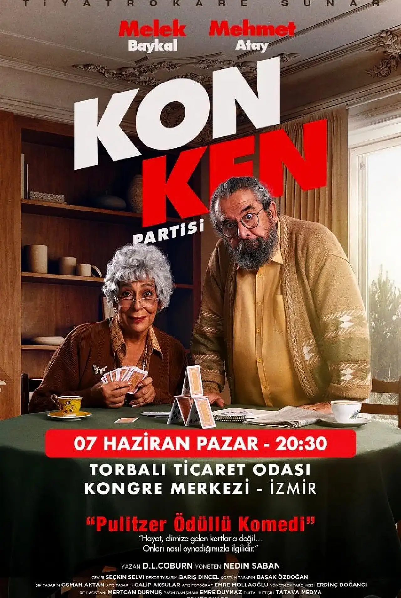 Torbalı'da 'Konken Partisi' sahnelenecek