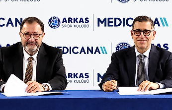 Arkas Spor'un sağlık güvencesi yine Medicana İzmir