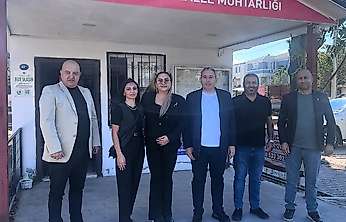 CHP Menderes İlçe Başkanı Karabel'den mahalle muhtarlarına ziyaret