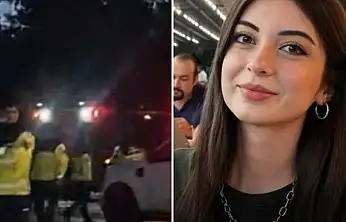 Alev alan araçta mahsur kalan sürücü hayatını kaybetti