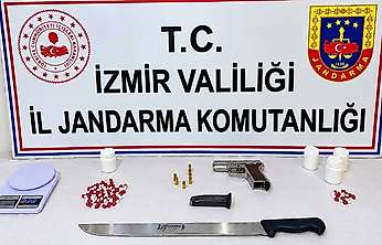 Torbalı'da uyuşturucu operasyonu: 77 hap ele geçirildi