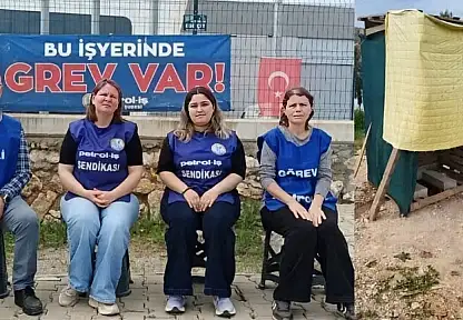 Grevdeki Temel Conta işçilerine tuvalet engeli