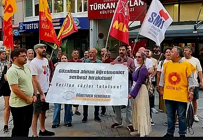 Öğretmen Sendikası İzmir Şubesi'nden gözaltılara tepki