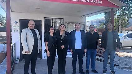 CHP Menderes İlçe Başkanı Karabel'den mahalle muhtarlarına ziyaret