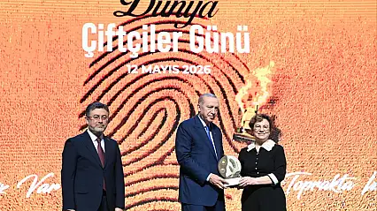 Torbalılı  çiftçiye Cumhurbaşkanı'ndan  ödül