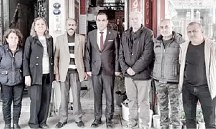 FAHRAN BAŞKANA DESTEK ZİYARETİ