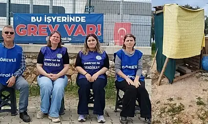 Grevdeki Temel Conta işçilerine tuvalet engeli