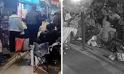 İNDİRİM ALSANCAK'TA UYKU KAÇIRDI SABAHLADILAR