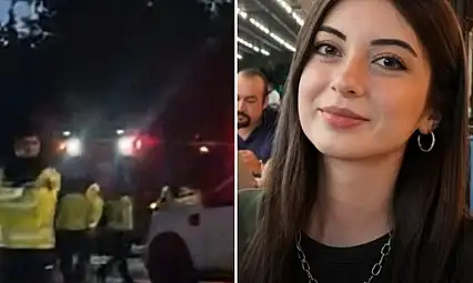 Alev alan araçta mahsur kalan sürücü hayatını kaybetti