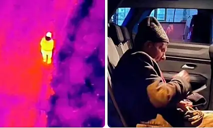 Tire'de kaybolan 87 yaşındaki adam termal dronla sağ bulundu