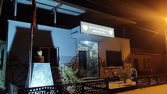 Muhtar Umut'la Şehitler Mahallesi adeta şehre dönüştü