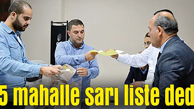 1 sandıktan beraberlik çıktı