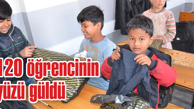 120 öğrenciye kıyafet desteği
