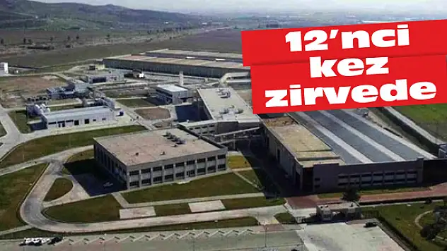 12'nci kez zirvede .