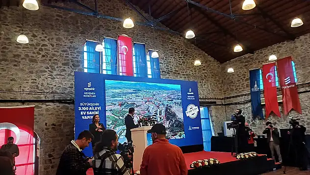 25 bin konutluk seçim sözünün ilk etabı için düğmeye basıldı