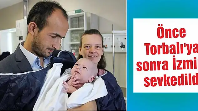 5 günlük bebeğe stent takıldı