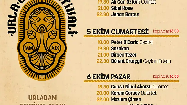 6. Urla Caz Festivali Başlıyor