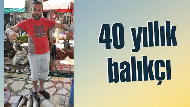 6 yaşından beri balık tutuyor