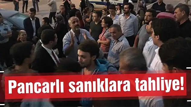 Pancarlı sanıklara tahliye!
