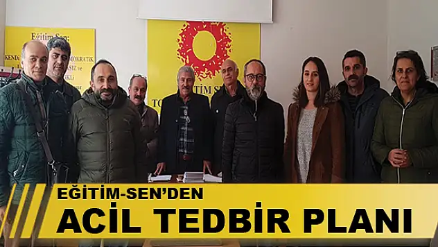 Eğitim-Sen’den acil tedbir planı