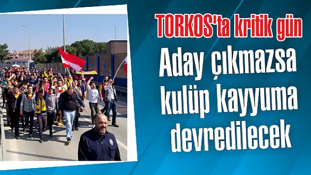 Aday çıkmazsa kulüp kayyuma devredilecek