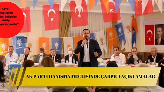AK Parti danışma meclisinde çarpıcı açıklamalar