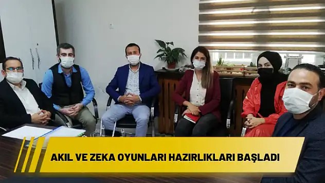 Akıl ve zeka oyunları hazırlıkları başladı