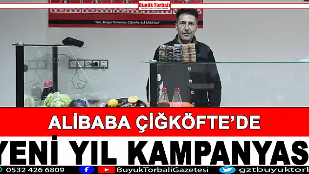 Alibaba Çiğköfte'de yeni yıl kampanyası
