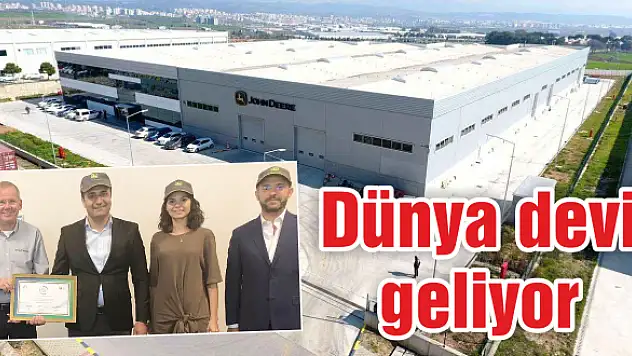 Amerikalı John Deere, otomobil devlerinin markajındaki Torbalı'yı tercih etti
