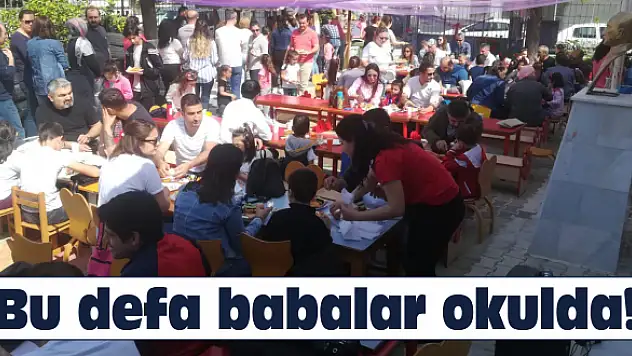 Anaokulunda renkli görüntüler oluştu