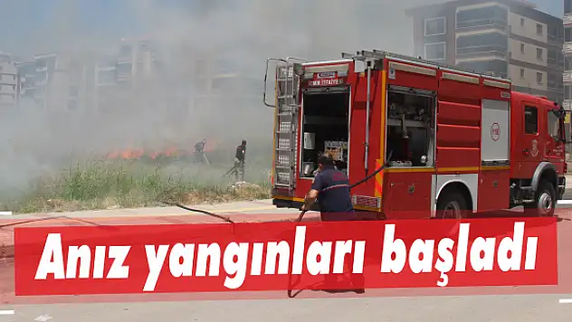 Anız yangınları başladı