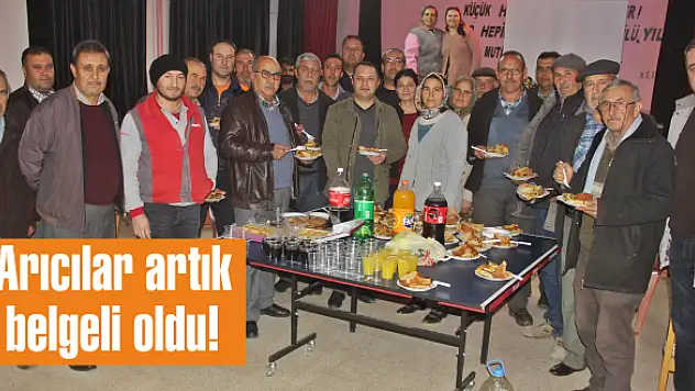 Arıcılar artık belgeli oldu!