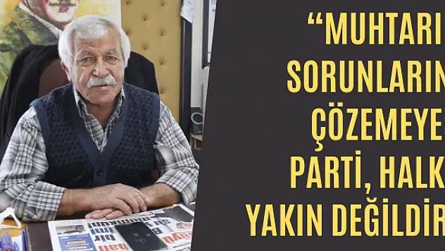 Ata Muhtar'dan siyasi partilerle ilgili önemli açıklama