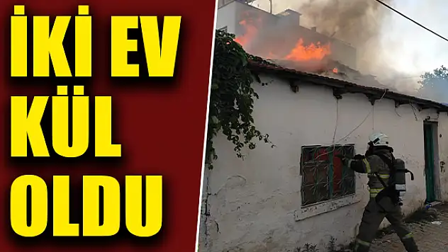 Atatürk Mahallesi'nde korkutan yangın