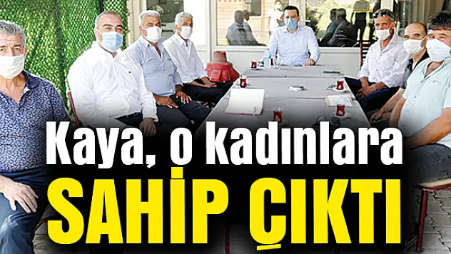 Atilla Kaya köylülere müjdeyi verdi