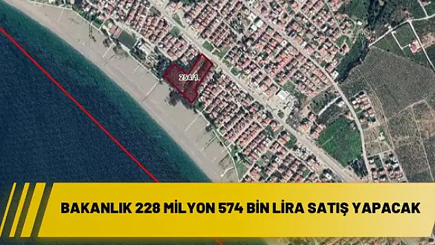 Bakanlık 228 milyon 574 bin lira satış yapacak