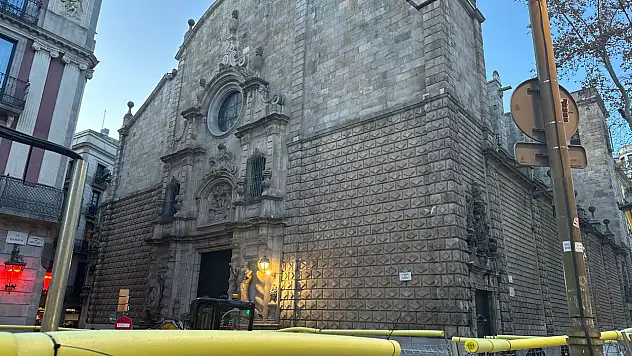 Barselona Şehir Merkezi Işıklar İçinde