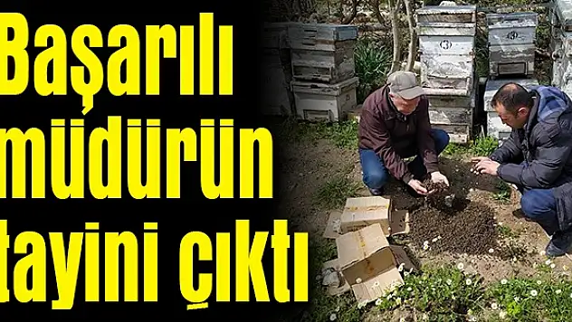Başarılı müdürün tayini çıktı