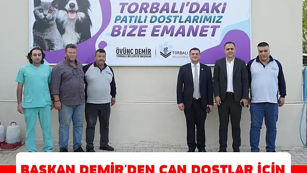 BAŞKAN DEMİR’DEN CAN DOSTLAR İÇİN “CANBULANS” MÜJDESİ