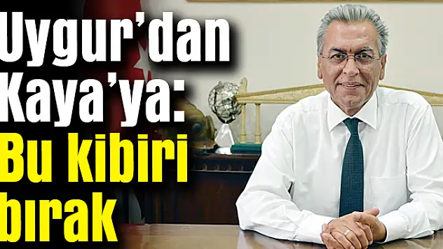 Başkan Uygur, iddialara sert yanıt verdi!